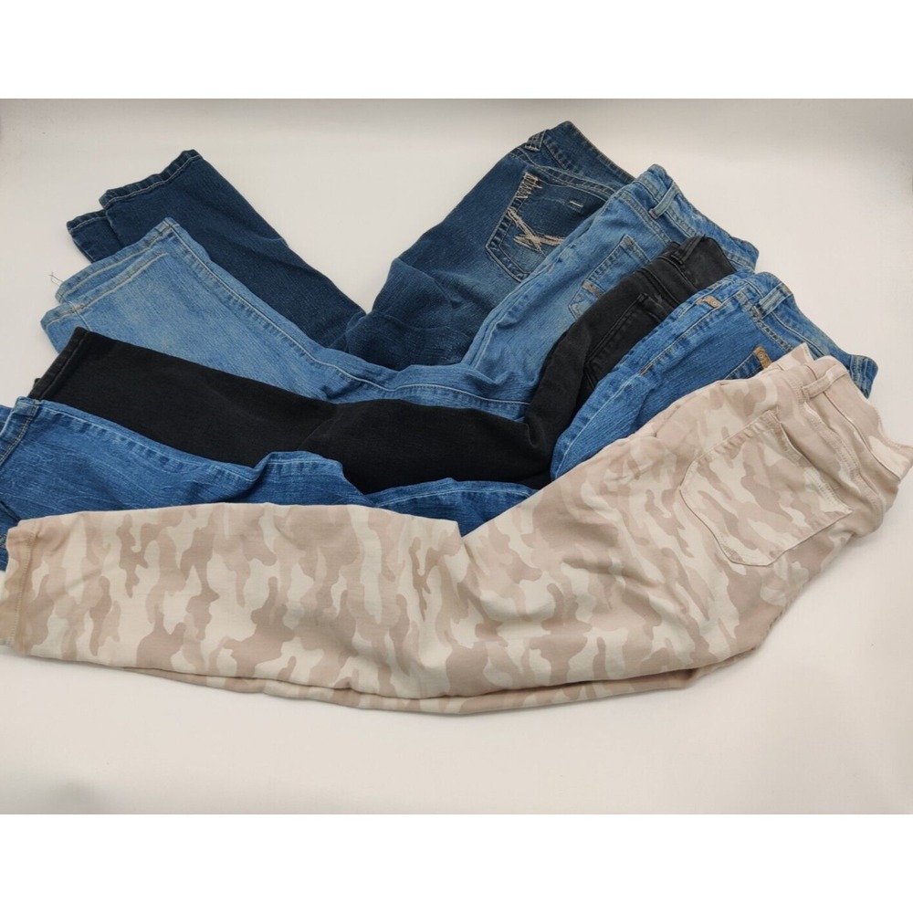 Womens Jeans Bundle Lot of 5 Cache Buffalo d.jeans Knox Rose Sweet Vibes Size 4